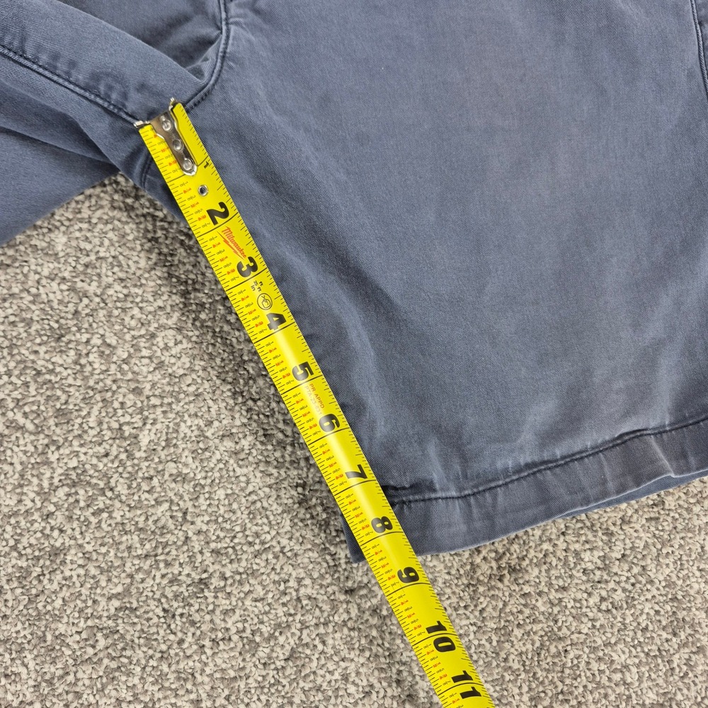 Flint and Tinder 365 Chino Shorts Mens 33 Navy Blue Cotton Stretch Huckberry - Picture 7 of 9